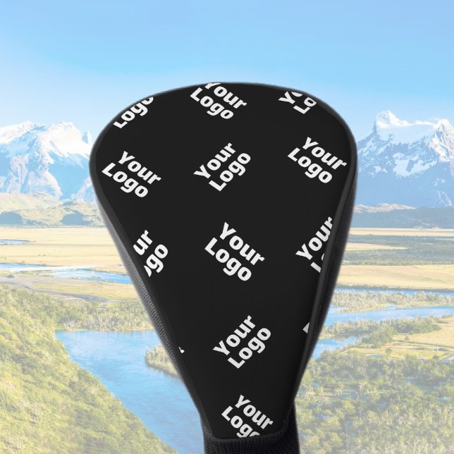 Any Logo or Uploaded Image | Scattered Pattern  Golf Head Cover (Creator Uploaded)