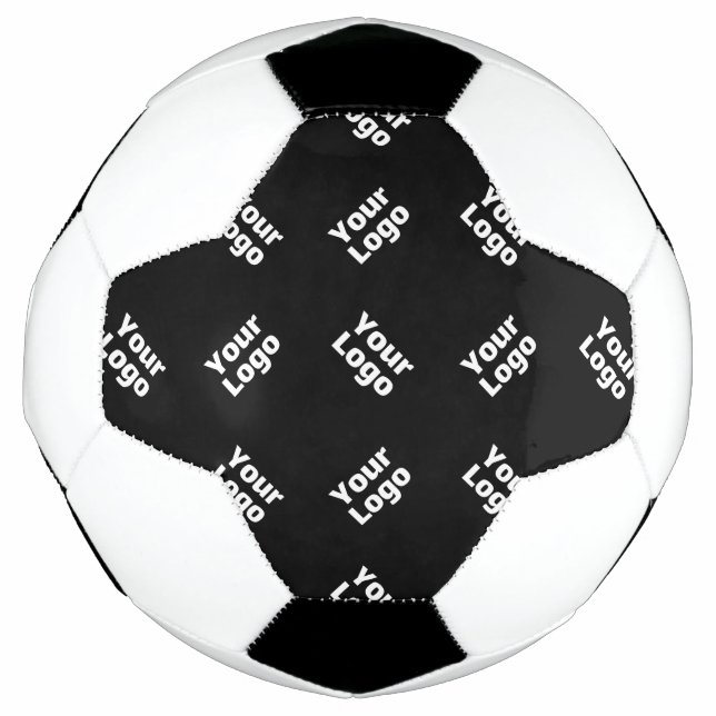 Any Logo or Uploaded Image | Scattered Pattern  Soccer Ball (Front)