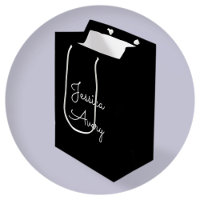 Any Name | Cool Editable White Script on Black