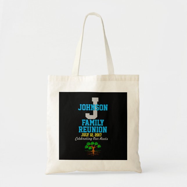 Any Name Family Reunion with Any Date - Tote Bag (Front)