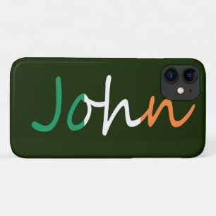 Any Name overlaid on Irish Flag iphcnt Case-Mate iPhone Case