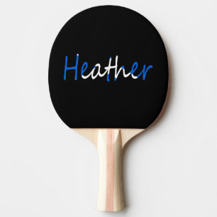 Any Name overlaid on Scottish flag ppcnt Ping Pong Paddle