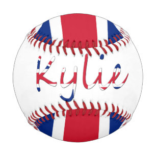 Any Name Overlaid On Union Jack bbcnt Baseball