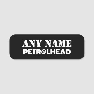 Any Name Personalised Petrolhead Tag