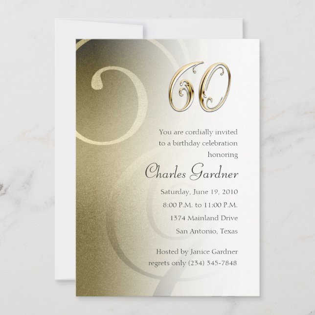 Any Number Birthday Invitation (Front)