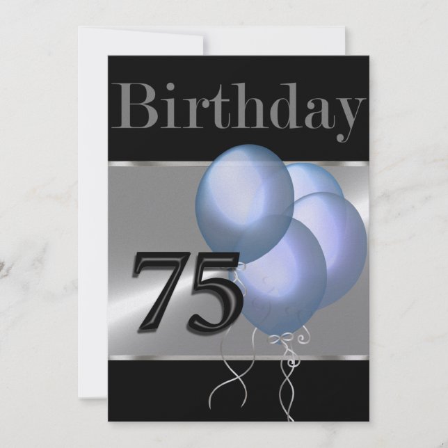 Any Number Birthday Invitation (Front)