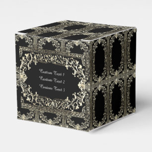 Any Occasion Gold Frame Cube Favour Box