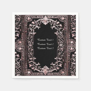 Any Occasion Rose Gold Frame Napkin