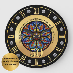 ANY Ordination Anniversary Personalised for Priest Large Clock