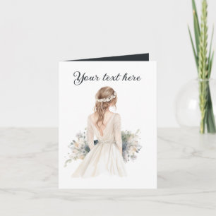Any purpose add message Wedding  Card