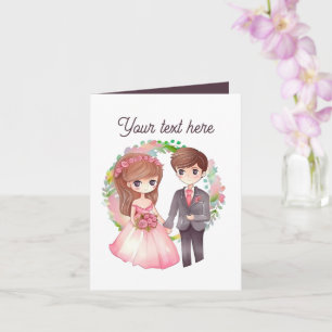 Any purpose add message Wedding Card