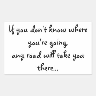 Any Road Rectangular Sticker