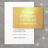 Any Text Happy New Year Goodbye Simple Typography