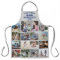 Any Text Photo Collage Best Dad Grey Blue Grilling