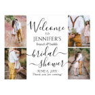 Any Theme Bridal Shower Welcome 4 Photo Collage