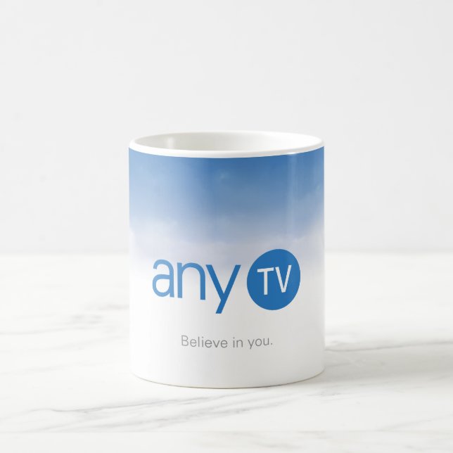 any.TV White Mug (Center)