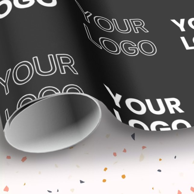 Any Two Logos or Images Repeating Pattern Wrapping Paper (Creator Uploaded)