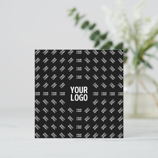 Any Uploaded Image Design or Logo | Unique Patten Card (Standing Front)