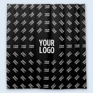 Any Uploaded Image Design or Logo   Unique Patten Shower Curtain