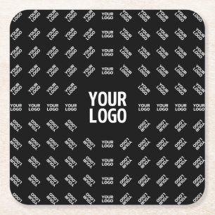 Any Uploaded Image Design or Logo Unique Patten Square Paper Coaster
