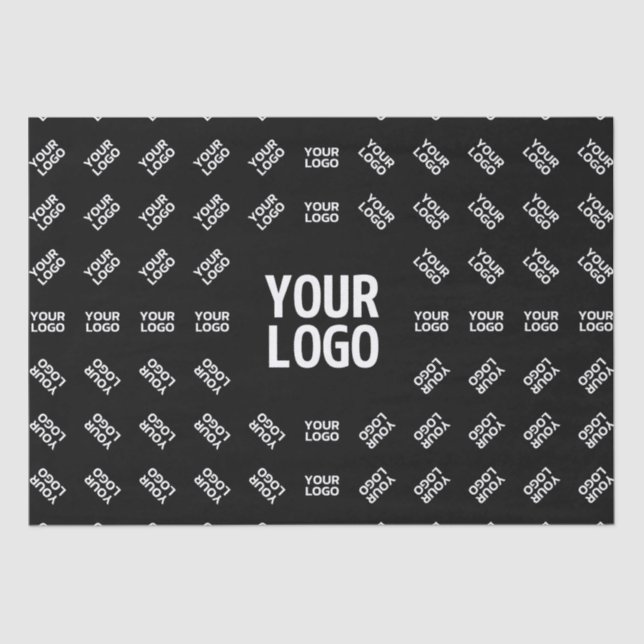 Any Uploaded Image Design or Logo | Unique Patten Tissue Paper (Front)