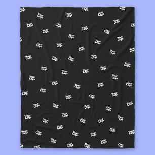 Any Uploaded Image, Design or Your Logo Randomised Fleece Blanket