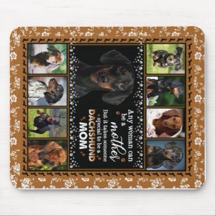 Any Woman Can Be A Dachshund Mum Dog Love Blanket Mouse Pad