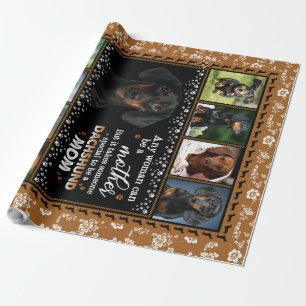 Any Woman Can Be A Dachshund Mum Dog Love Blanket Wrapping Paper