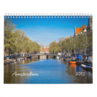 Any Year Amsterdam Wall Calendar