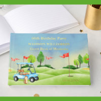 Any Year Birthday Party Golf Theme Real Gold