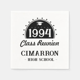 Any Year Highschool Class Reunion Napkin