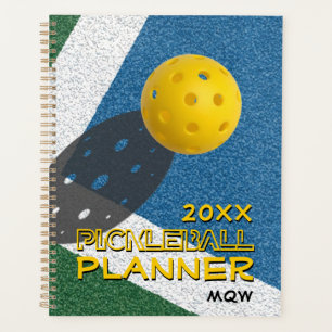 Any Year Monogram PICKLEBALL Planner