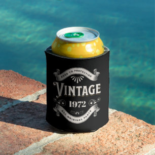Any Year Vintage Birthday Can Cooler
