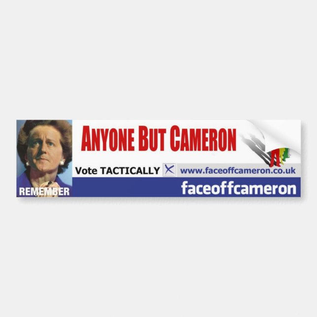 Anyone But Cameron Bumper Sticker (Front)