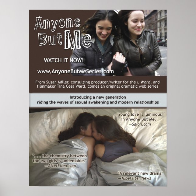 ANYONE BUT ME POSTER (Front)