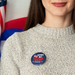 Anyone But Trump 2024 Funny Political Blue<br><div class="desc">Vote for anyone but Trump in the 2024 election to stay patriotic. Republicans and Democrats need to unite against Donald Trump and vote for Joe Biden so we can keep America safe. American flag on a political humour button with anti Trump message.</div>