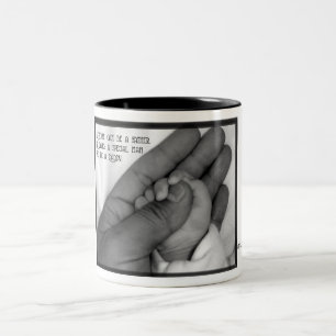 Anyone Can Be A Father Two-Tone Coffee Mug