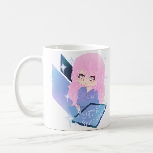 Anyone Can Be A Princess Coffee Mug (Left)