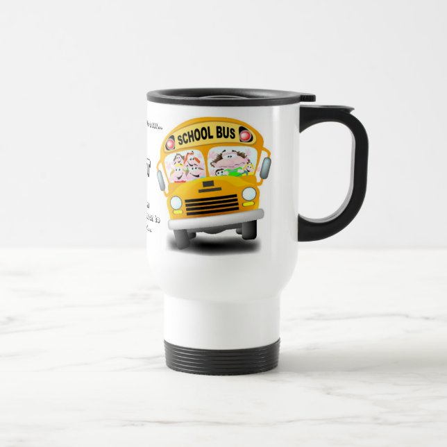 Anyone can drive a car travel mug (Right)