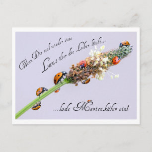 Anyone can use a little bit of extra luck! postcard