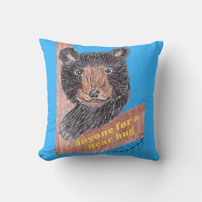 Anyone for a bear hug cushion (Front)