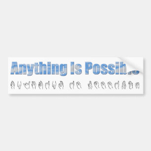 Anything Bumper Sticker