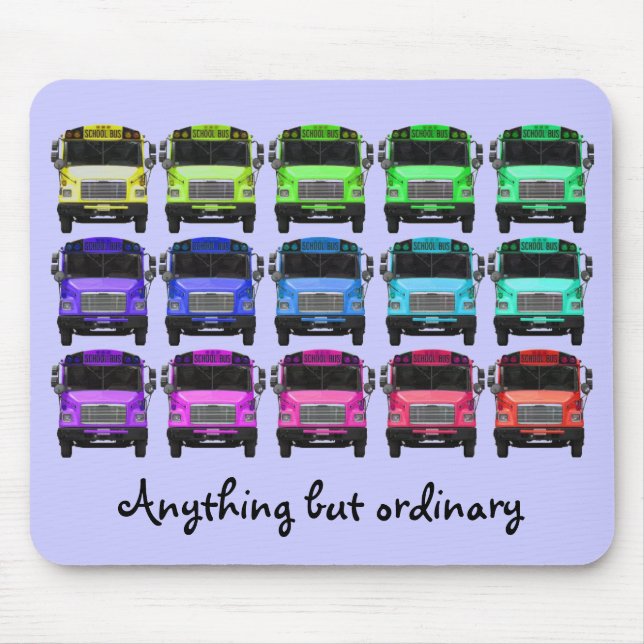 Anything but ordinary (Purple) Mouse Pad (Front)