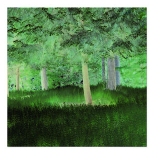 "Anything Could Happen" Magical Transformed Forest Photo Print