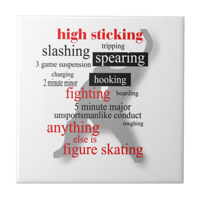 ANYTHING ELSE IS FIGURE SKATING TILE (Front)