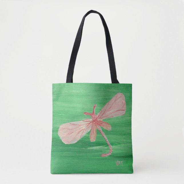 Anything is Possible Dragonfly Tote Bag (Front)