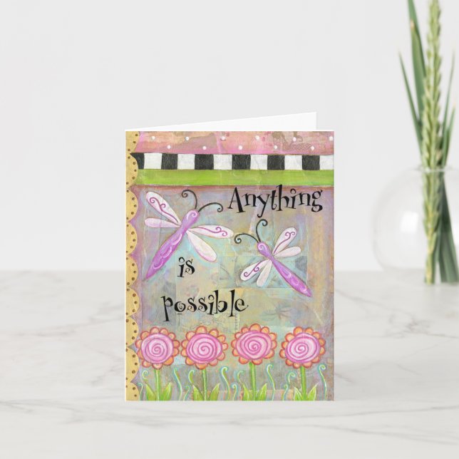Anything Is Possible Greeting Card (Front)