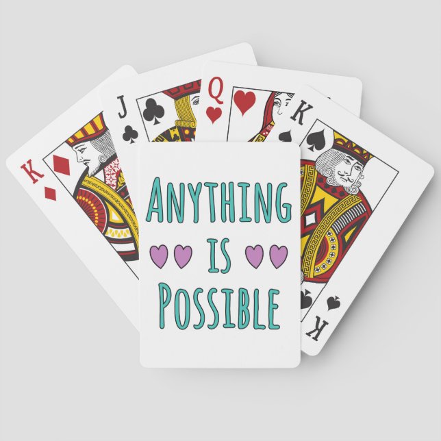 Anything is Possible Playing Cards (Back)