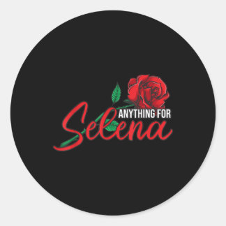 Anything Selenas, Roses, Queen Of Tejano, Selenas  Classic Round Sticker