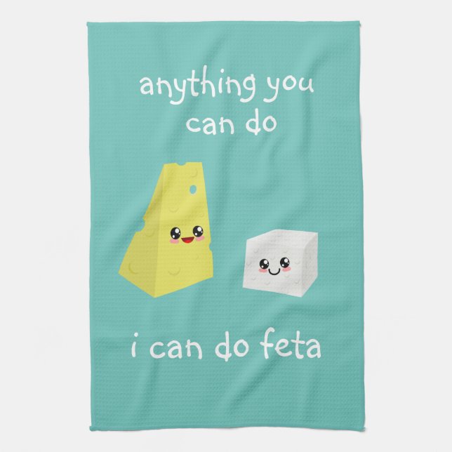 anything you can do tea towel (Vertical)